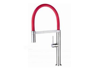 SUS-77142 Stainless Steel Single Handle Pull-Down Faucet