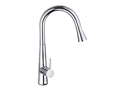 SDC-7371 Brass Single Handle Pull-Down Faucet