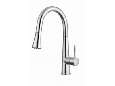 SUS-77371 Stainless Steel Single Handle Pull-Down Faucet